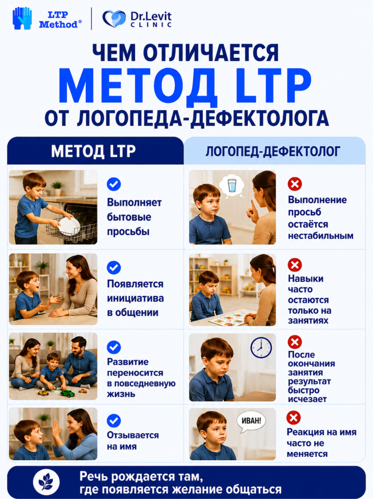 метод LTP и логопед дефектолог